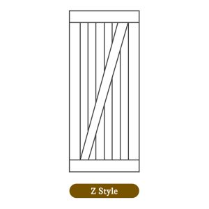Z style barn door