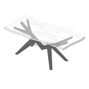 Spider Legs for Wooden Dining Table