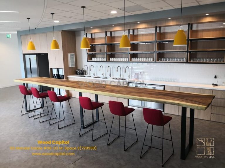 Suar Wood Bar Table