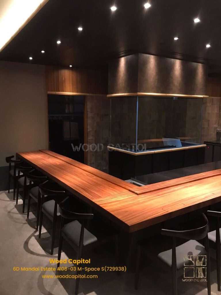 Torisei Yakitori Omakase Wooden Countertop Torisei Yakitori Omakase Wooden Countertop