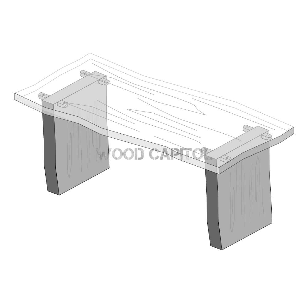 Wooden Slab Legs