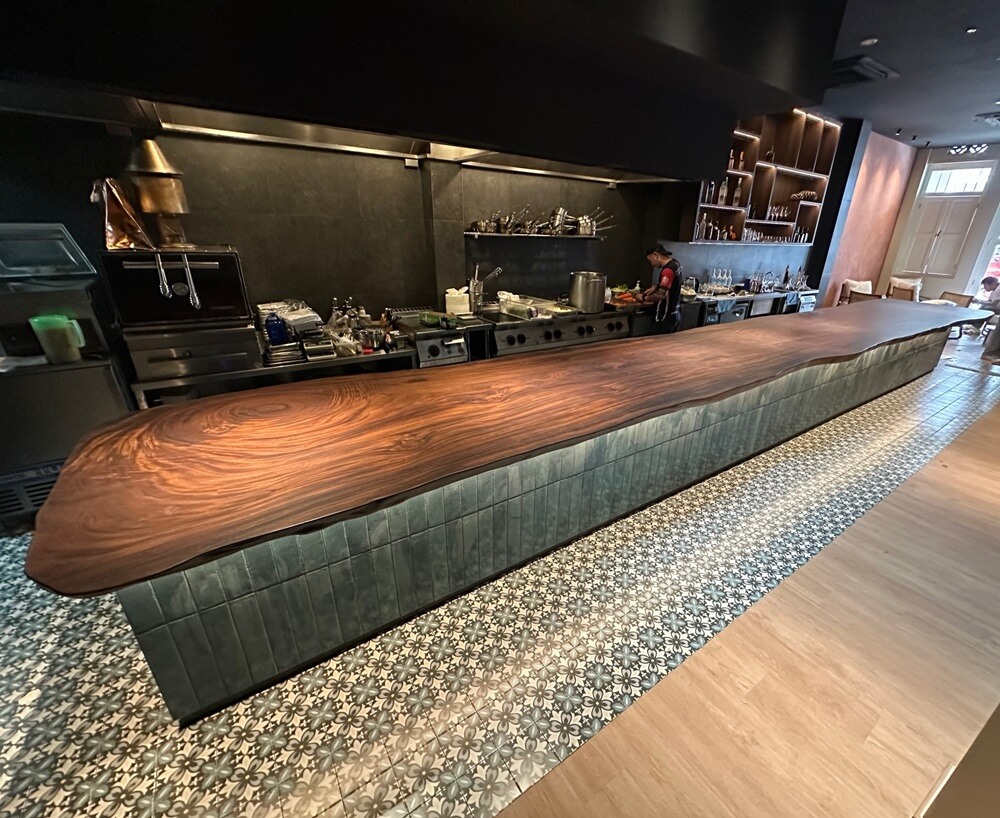 Wooden Dining Table Maintenance Tips Extra Long Solid Wood Dining Table in a Restaurant in Singapore
