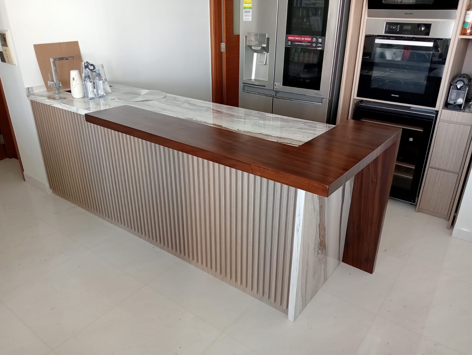 corner wooden shelf