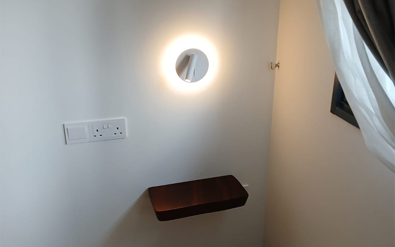 custom wooden shelf