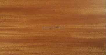 Image Mahogany wood surface showing rich reddish brown striped grain